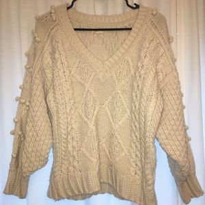 Anthropologie Popcorn Sweater